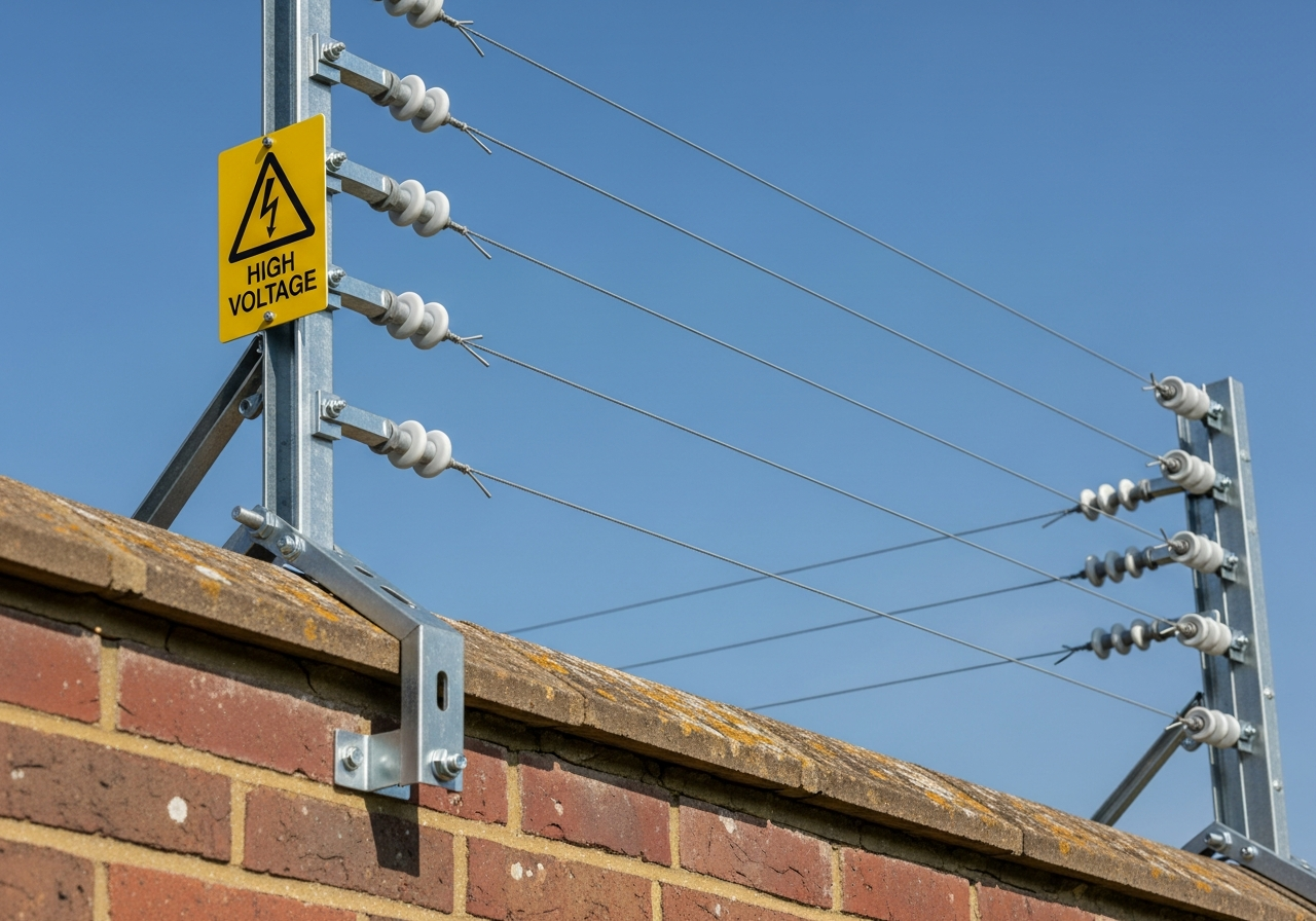 Wall Top Electric Fence